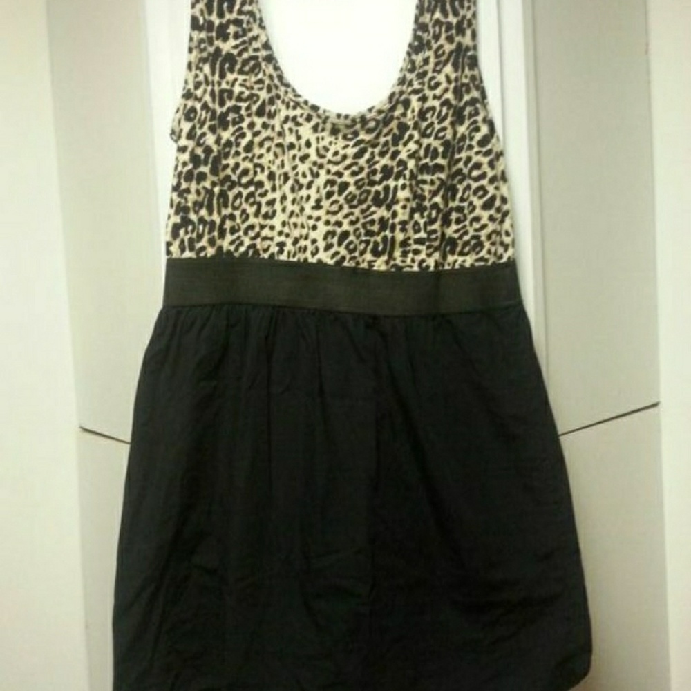 Leopard tank dress